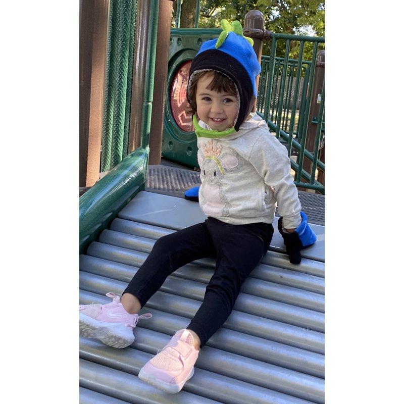 N'Ice Caps Toddler Boys Baby Fleece Dino Hat Mitten Winter Set Kids Warm Sherpa Lined