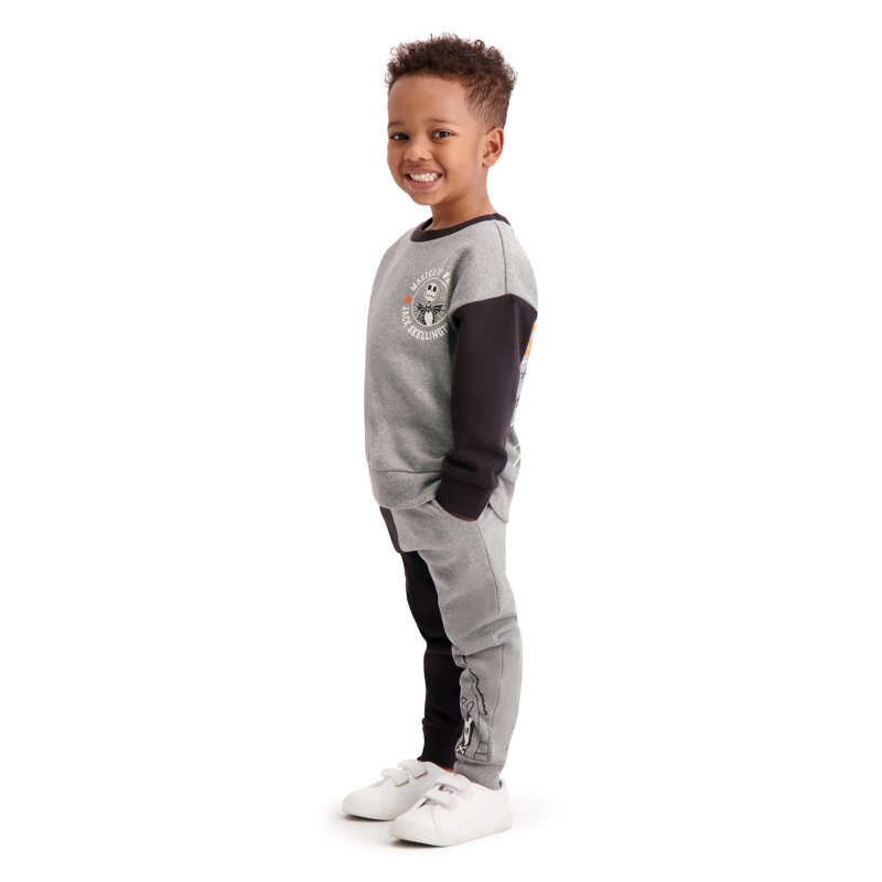 Night Before Christmas Toddler Boys Jack Skellington Jogger Set Sizes 12M-5T