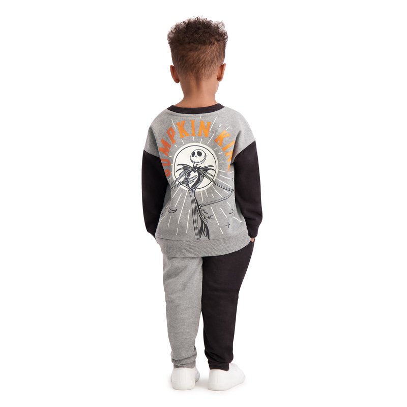 Night Before Christmas Toddler Boys Jack Skellington Jogger Set Sizes 12M-5T