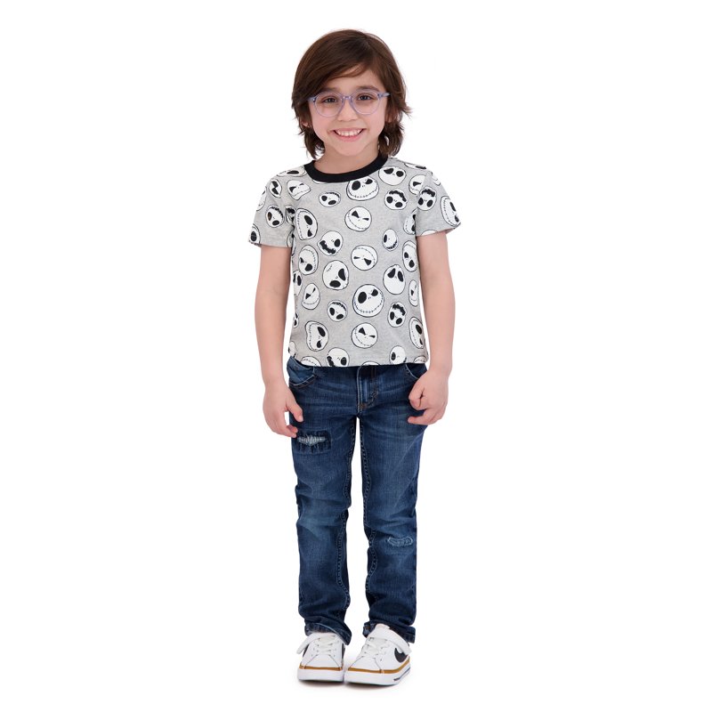 Nightmare Before Christmas Toddler Boy Short Sleeve Tee Shirt Sizes 2T-4T