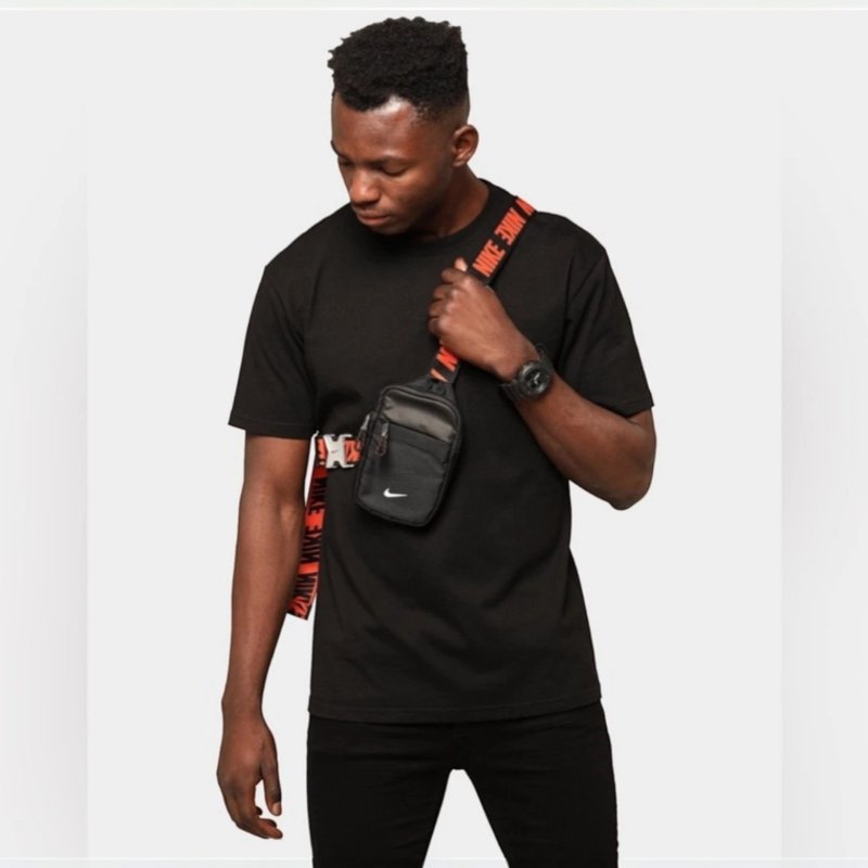 Nike Adult Adjustable Belt Polyester 100% Shoulder Bags Blue 1-Piece