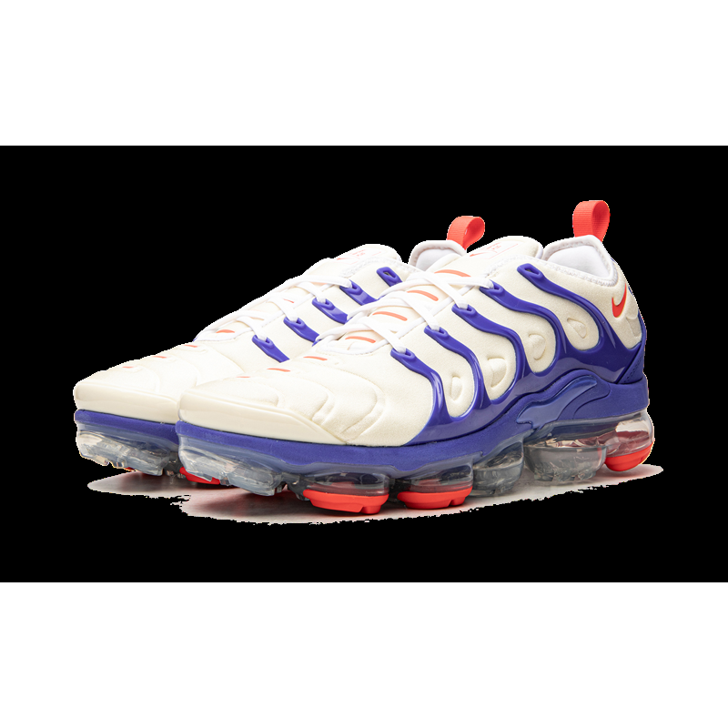 NIKE MENS Air Vapormax Plus "Coconut Milk / Hyper Royal" DM8317 100 From Stadium Goods