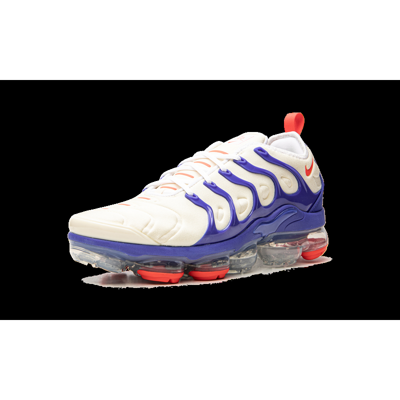 NIKE MENS Air Vapormax Plus "Coconut Milk / Hyper Royal" DM8317 100 From Stadium Goods