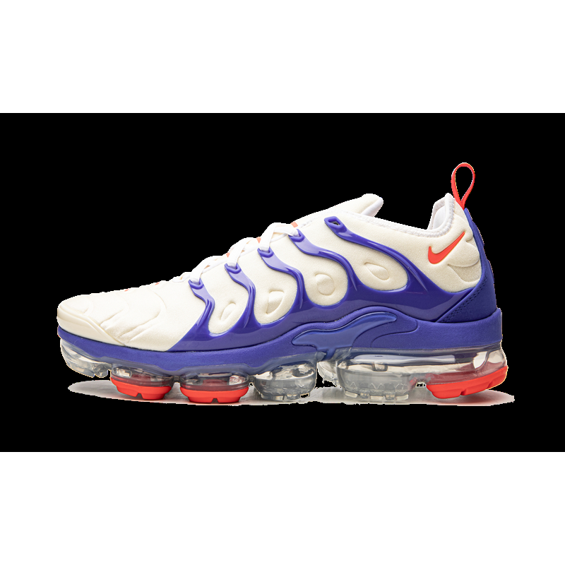 NIKE MENS Air Vapormax Plus "Coconut Milk / Hyper Royal" DM8317 100 from Stadium Goods