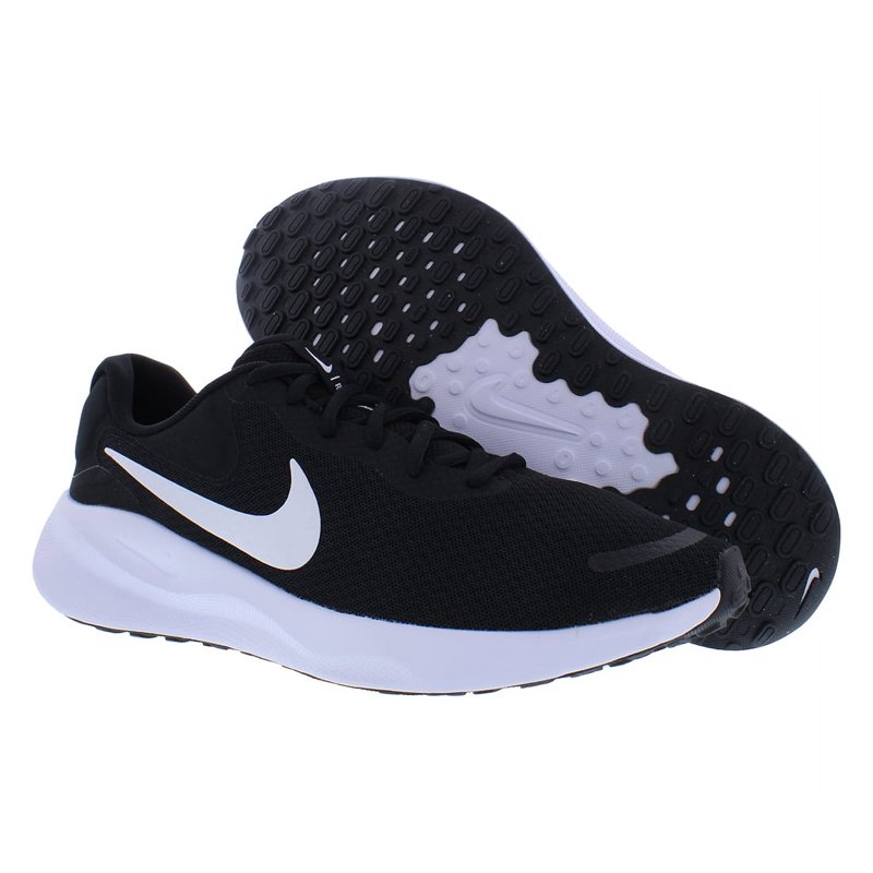 NIKE Revolution 7 Mens FB2207-001 (Black/White) Size 12