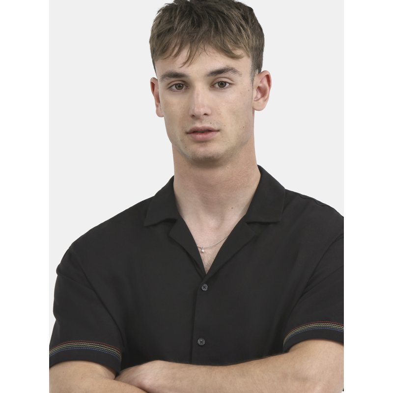 No Boundaries All Gender Pride Boxy Fit Cropped Button Front Shirt Men's Sizes XS-5XL