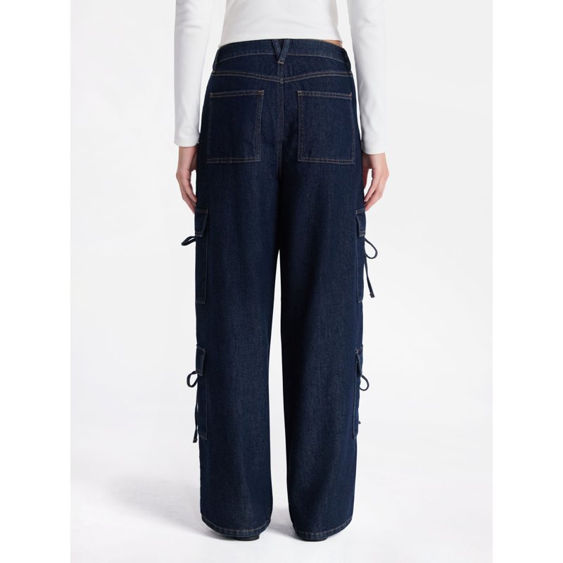 No Boundaries Bow Cargo Jeans 30.5” Inseam Women's