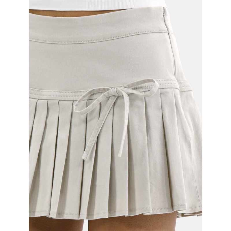 No Boundaries Bow Pleated Mini Skort Women's