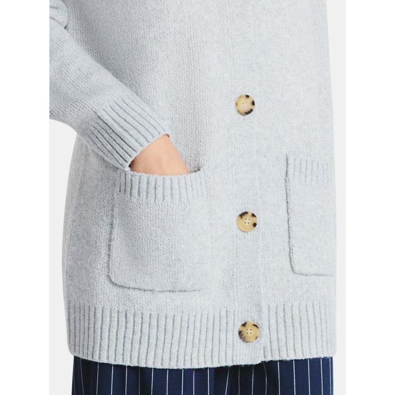 No Boundaries Button-Front Grandpa Cardigan Women's