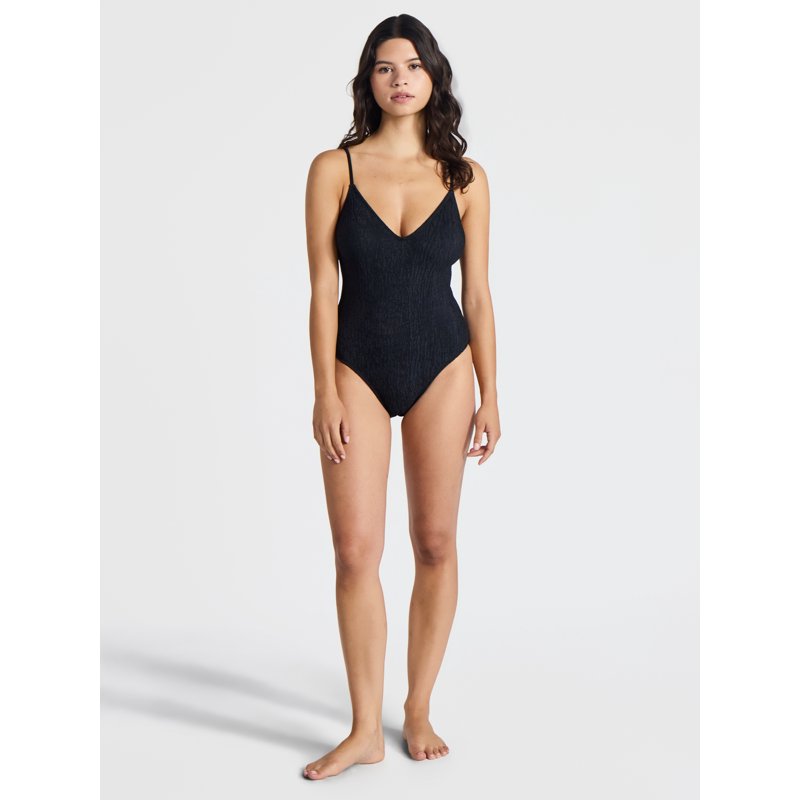 No Boundaries Crinkle One-Piece Swimsuit Women’s