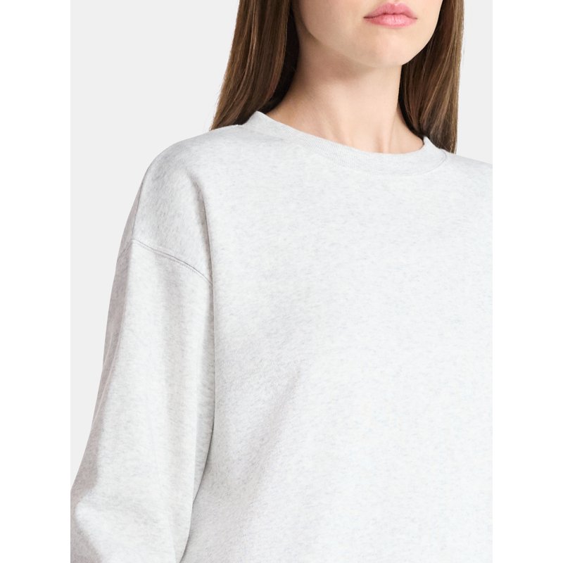 No Boundaries Fleece Oversized Sweatshirt With Long Sleeves Women’s