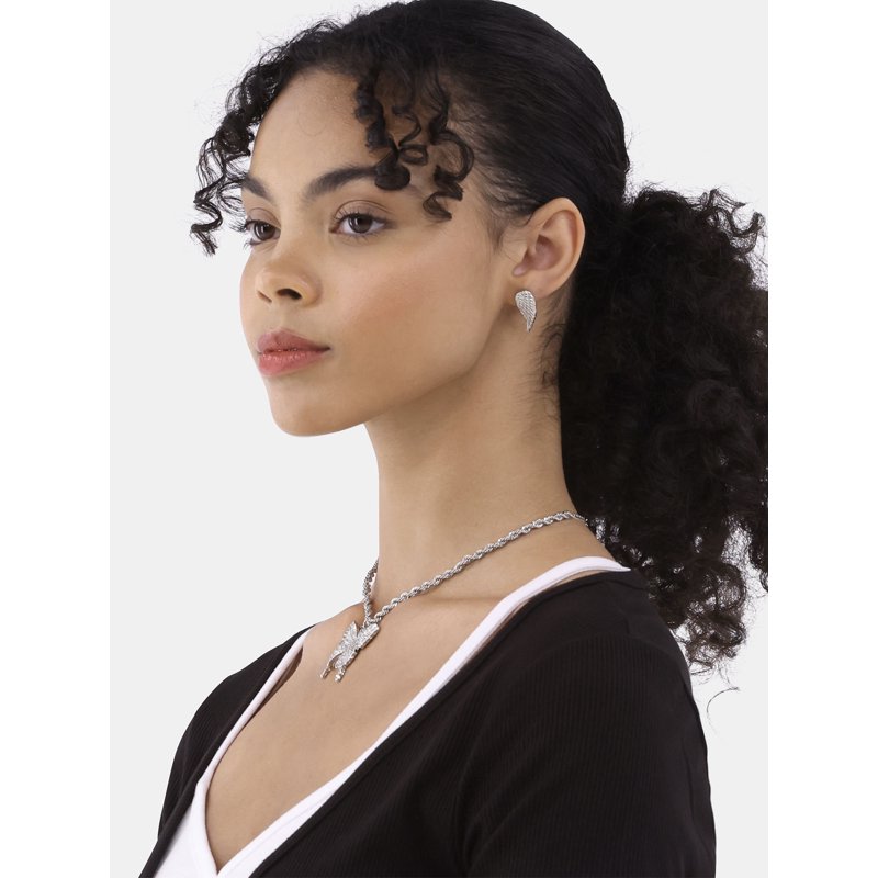 No Boundaries Hearts And Angel Wings Earrings 18-Pack Women’s