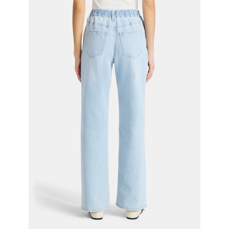 No Boundaries High Rise Baggy Wide Leg Jeans 32'' Inseam Women’s And Women's Plus