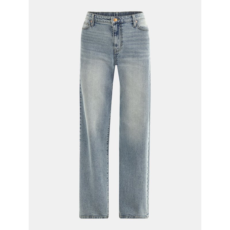 No Boundaries High-Rise Wide-Leg Baggy Pants 30'' Inseam Women’s