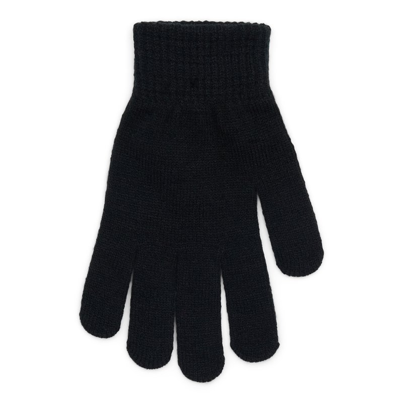 No Boundaries Knit Gloves 2-Pack Women's One Size Darkest Olive