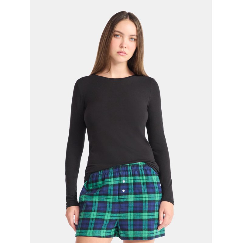 No Boundaries Long Sleeve Crewneck Tee Women's