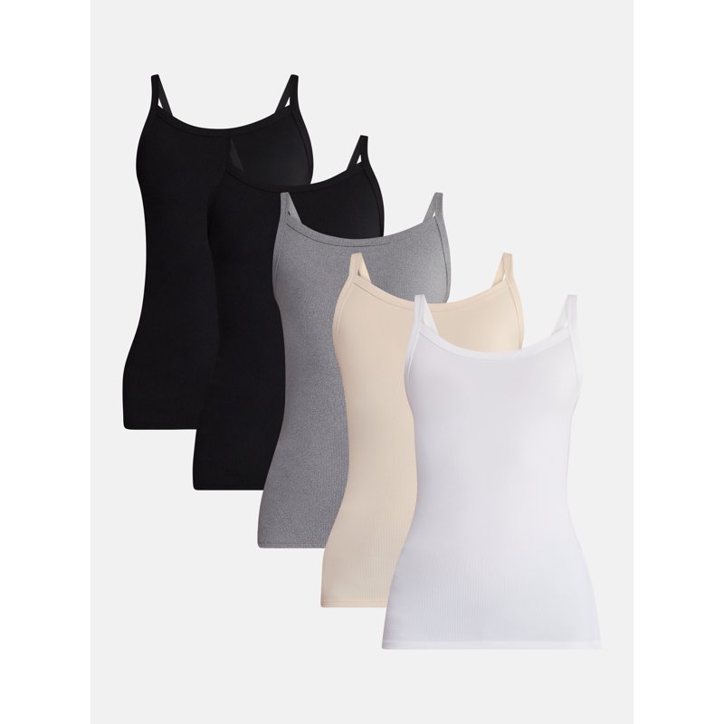 No Boundaries Ribbed Cami Top 1 or 5-Pack Women's