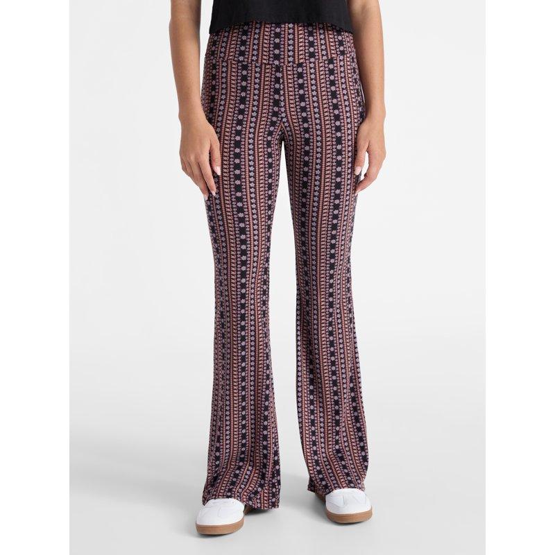 No Boundaries Ribbed Flare Pants Women's