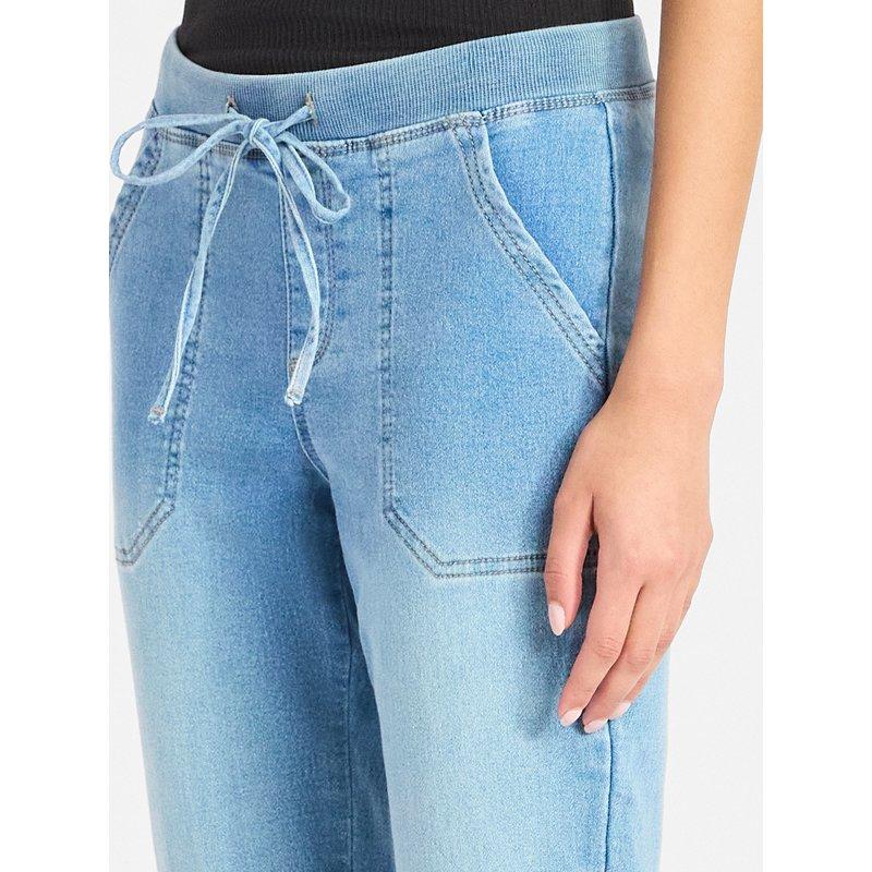 No Boundaries Ribbed Waist Bootcut Pants 31.5'' Inseam Women's