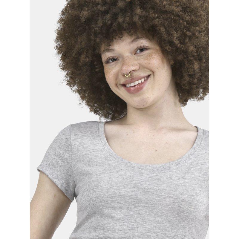 No Boundaries Scoop Neck Tee With Short Sleeves Women's