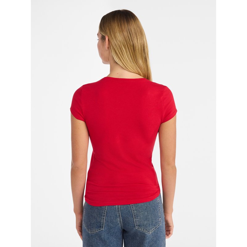 No Boundaries Scoop Neck Tee With Short Sleeves Women’s