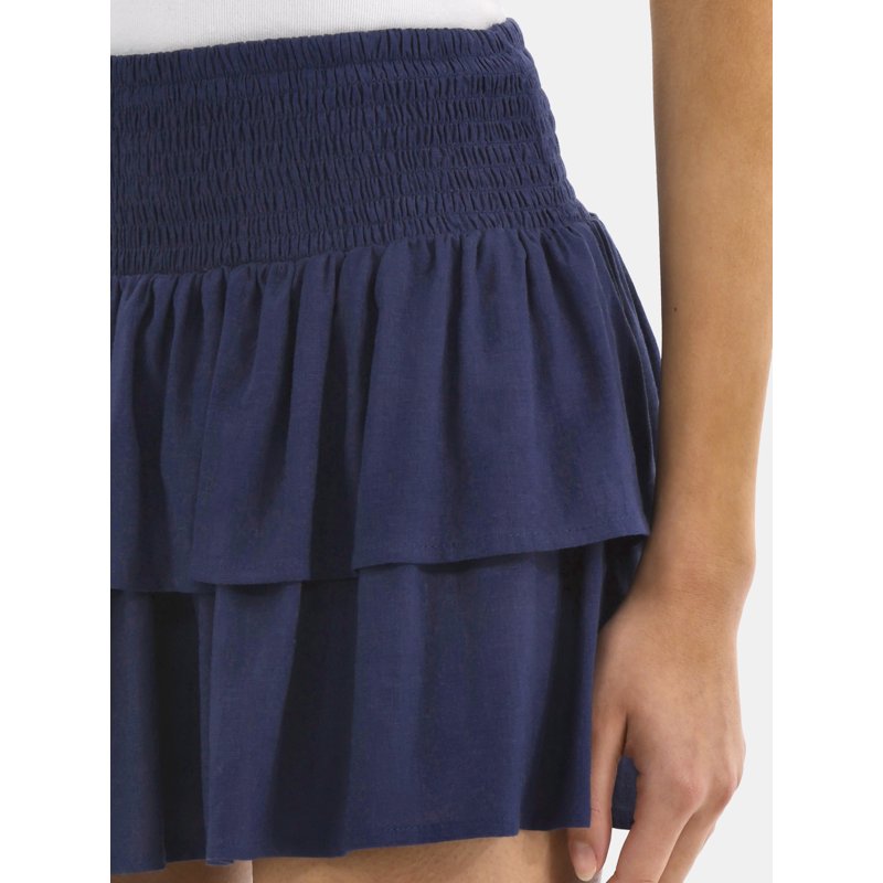 No Boundaries Tiered Mini Skirt Women's