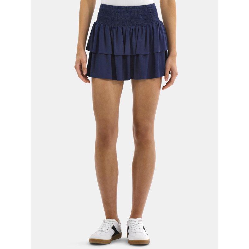 No Boundaries Tiered Mini Skirt Women's