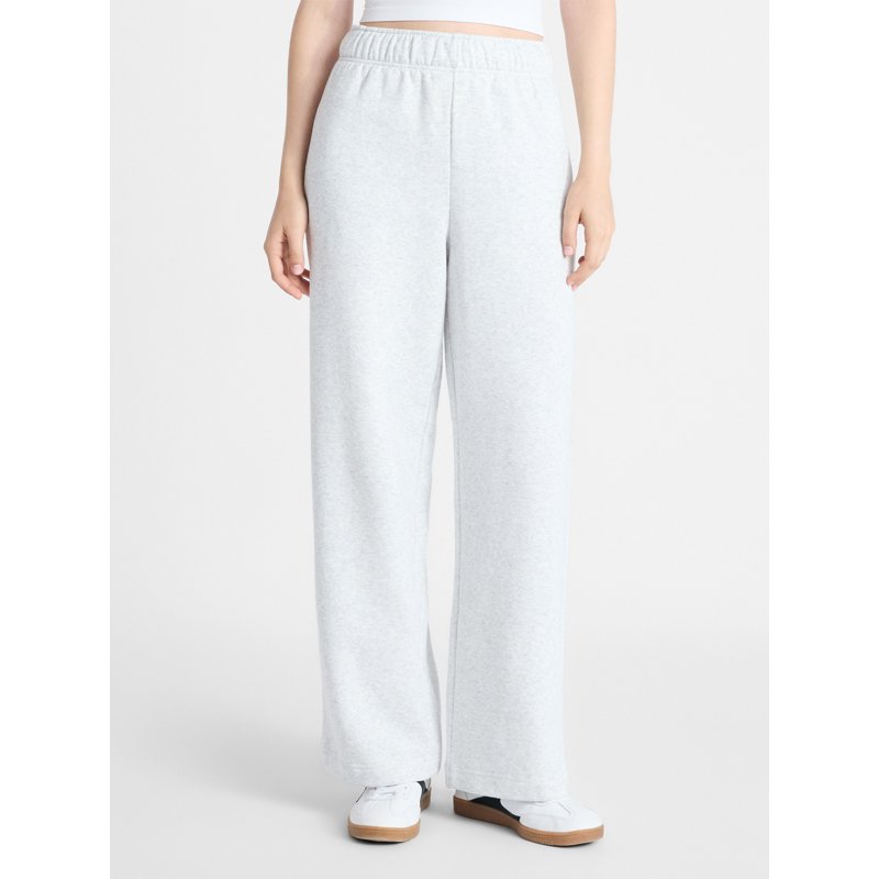 No Boundaries Wide-Leg Foldover Fleece Pants 30'' Inseam 2-Pack Women's