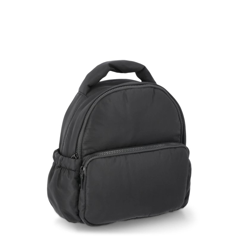 No Boundaries Women's Hands Free Puffy Mini Backpack Black