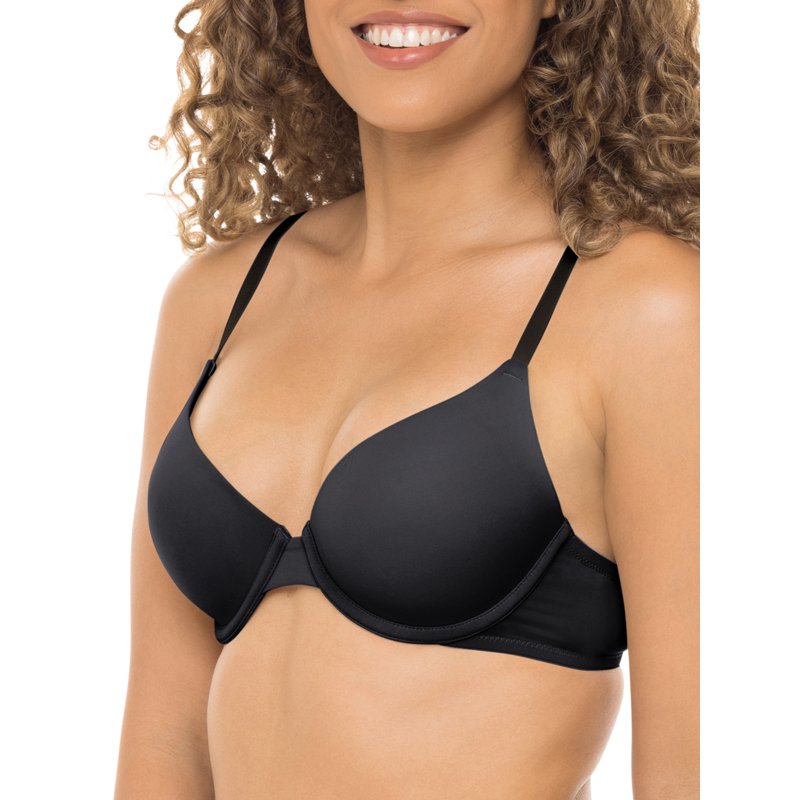 No Boundaries Women's Lightly Lined Underwire T-Shirt Bra Sizes 34A To 40DDD