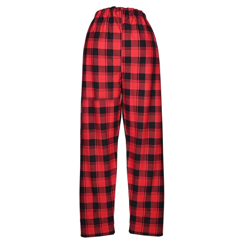 North 15 Boy's Plaid Plush Fleece Pajama Pants - Small / Size 8 - 1205B-Design3-8