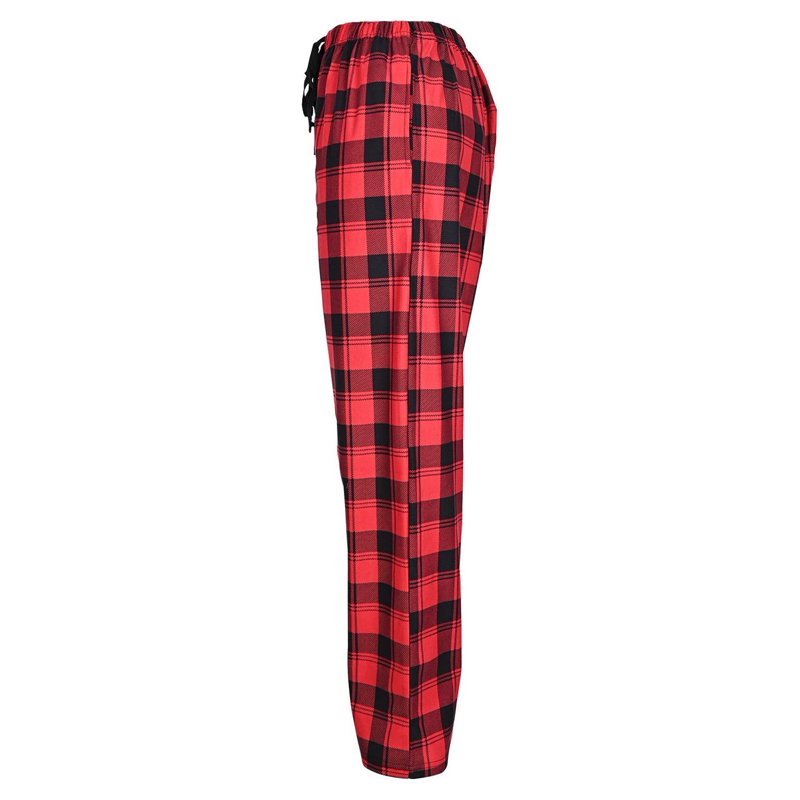 North 15 Boy's Plaid Plush Fleece Pajama Pants - Small / Size 8 - 1205B-Design3-8