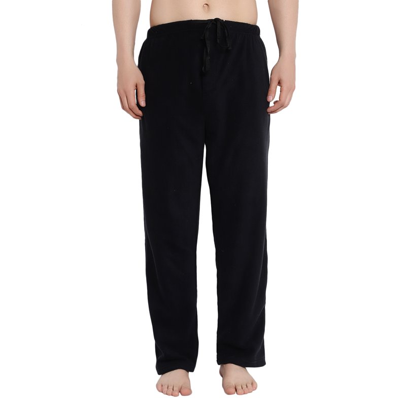 North 15 Boys Cozy Micro Fleece Pajama Pants Black