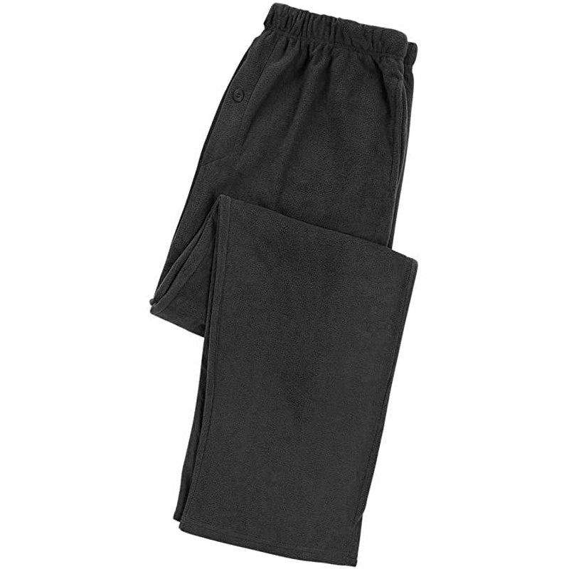 North 15 Boys Cozy Micro Fleece Pajama Pants Black