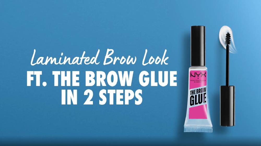 Nyx Professional Makeup Brow Glue Extreme Hold Eyebrow Gel Clear 0.17 Oz