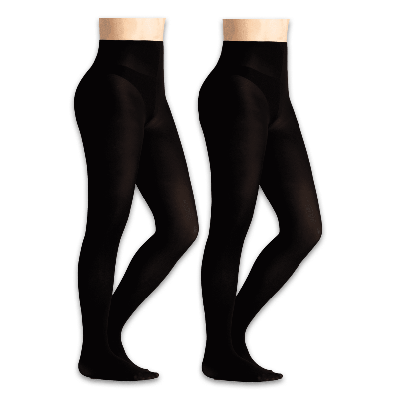 On The Go Control Top Footed Tights