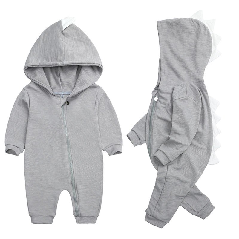 Ovbmpzd Zipper Gender Neutral Baby Clothes Cute Long Sleeve Bodysuit Infant Clothes for Baby Boy