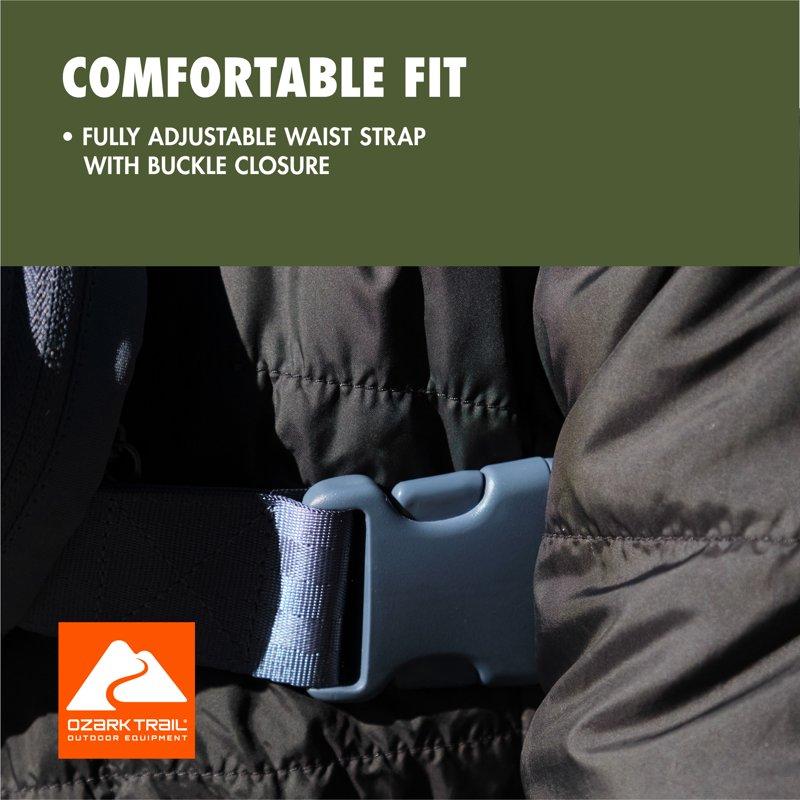 Ozark Trail Denver Waistpack Blue Indigo Fanny Pack Polyester Zipper Adult On Waist