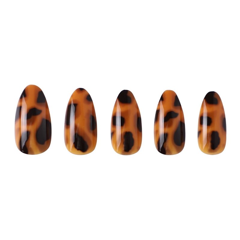 PaintLab Tortie Almond Shape Press-on Nails 30 Count