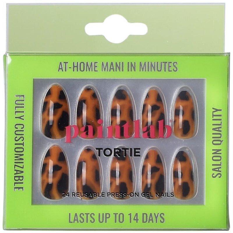 PaintLab Tortie Almond Shape Press-on Nails 30 Count