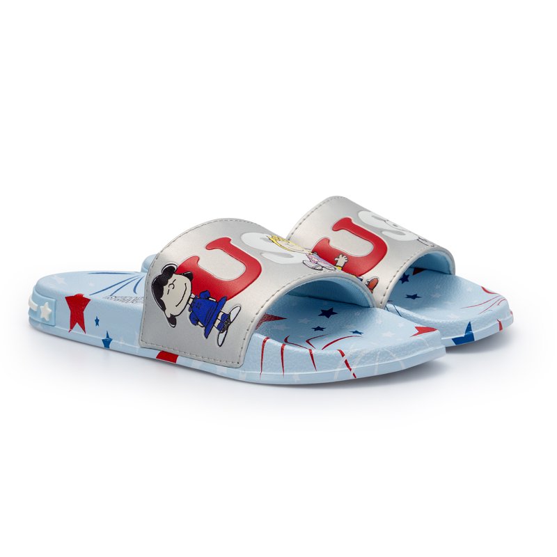 Peanuts Americana Family Slide Sandal - Women's & Girl's