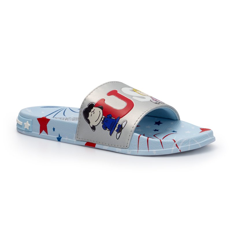 Peanuts Americana Family Slide Sandal - Women's & Girl's