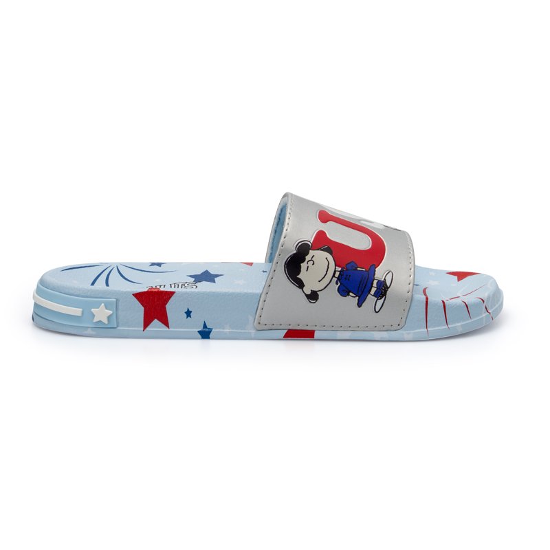 Peanuts Americana Family Slide Sandal - Women's & Girl's