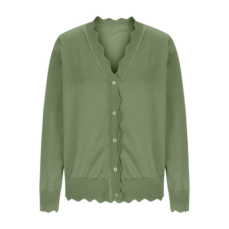 PFRNLF Women's Cardigans Lightweight Casual Long Sleeve Knit Button Front Cardigan Sweaters S-2XL