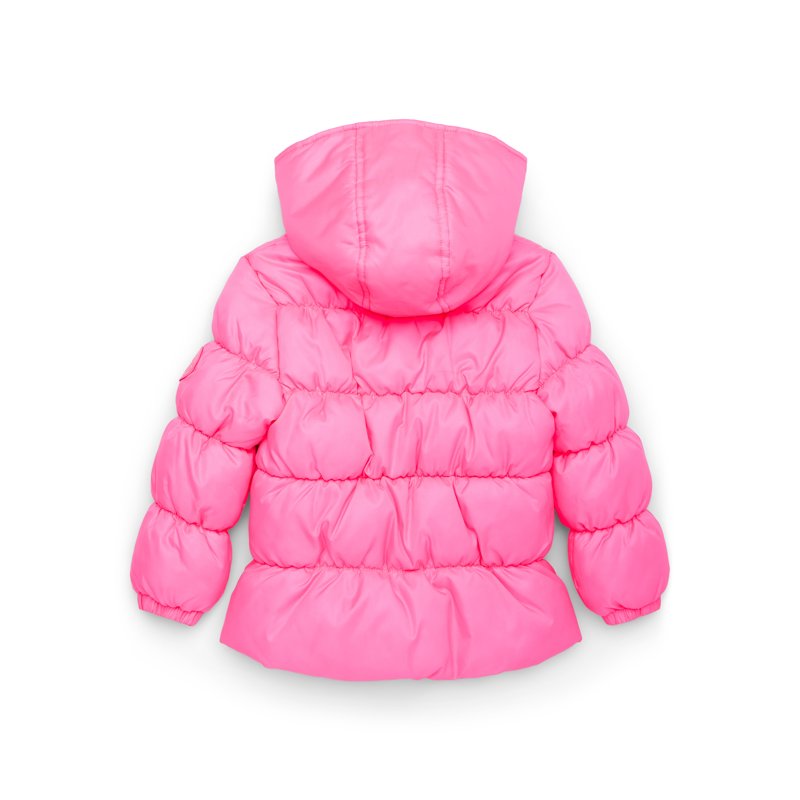 Pink Platinum Girls Hooded Ripstop Winter Puffer Coat Sizes 4-16