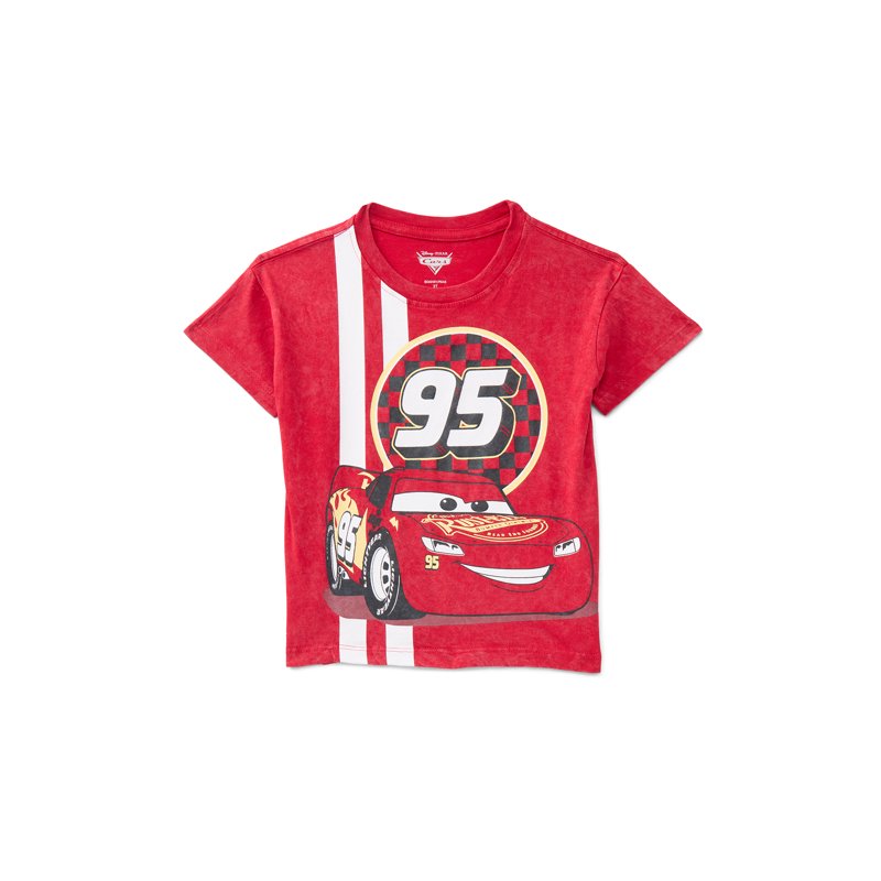 Pixar Cars Toddler Boys' Graphic Tee With Short Sleeves Sizes 12M-5T