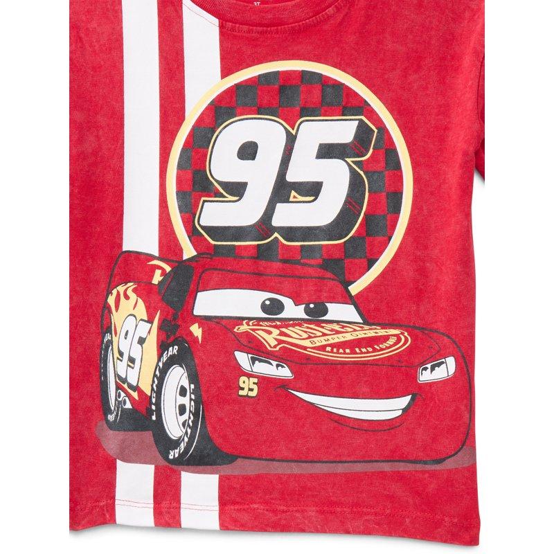 Pixar Cars Toddler Boys' Graphic Tee With Short Sleeves Sizes 12M-5T