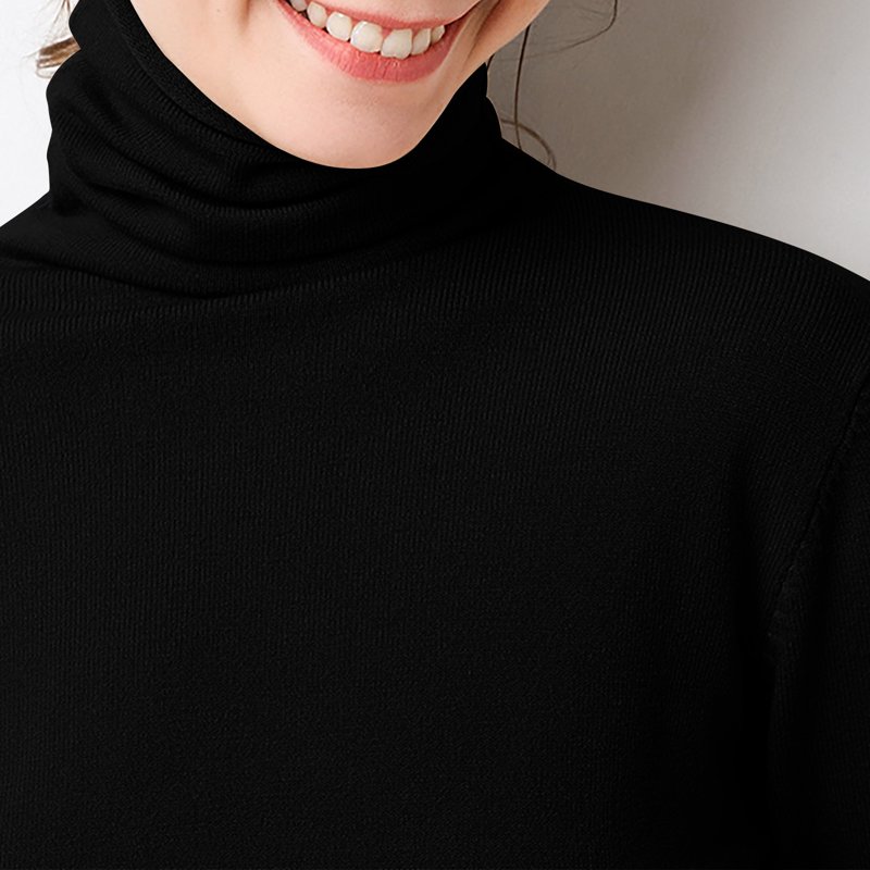 Posijego Women's Turtleneck Sweater Fall Winter Tops Lightweight Knit Long Sleeve Basic Pullover Sweaters