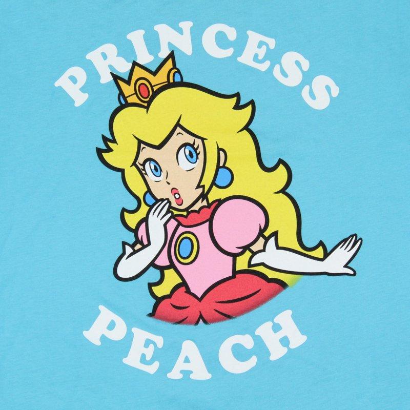 Princess Peach Girls Short Sleeve Graphic T-Shirt Sizes 4-16