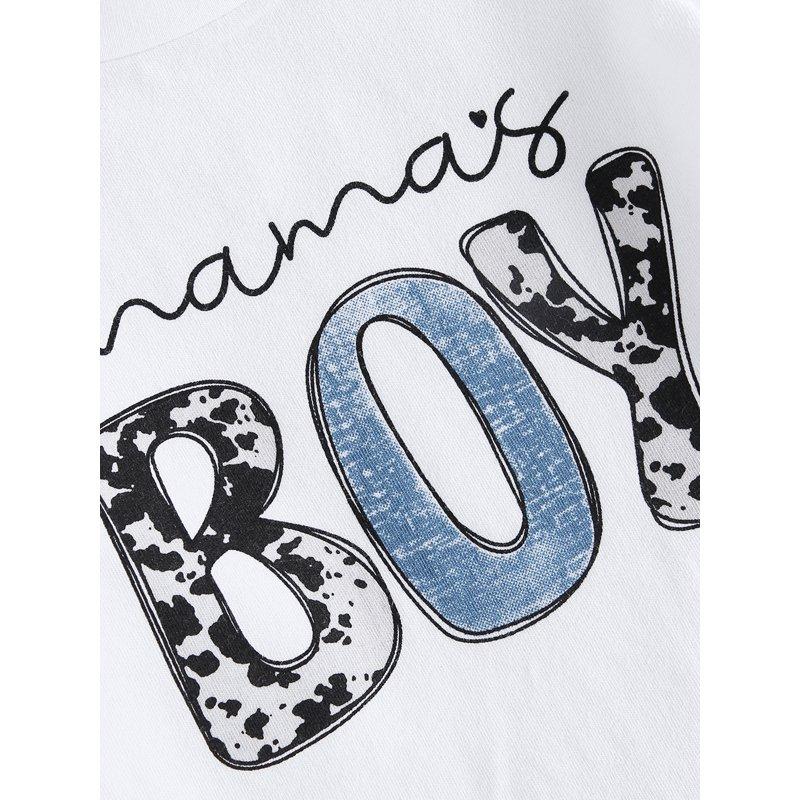Qiylii Baby Toddler Boys Shorts CLothes Set 0 6 12 18 24 Months 2T 3T Short Sleeve Cartoon Bear Print T-shirt With Elastic Waist Shorts Summer Outfit